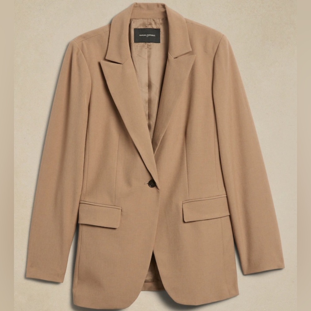 NWT Banana Republic blazer camel size 8 new with tags